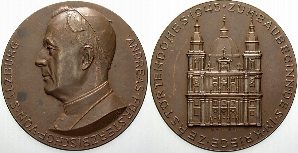 Bronzemedaille 1945  Fast vorzüglich