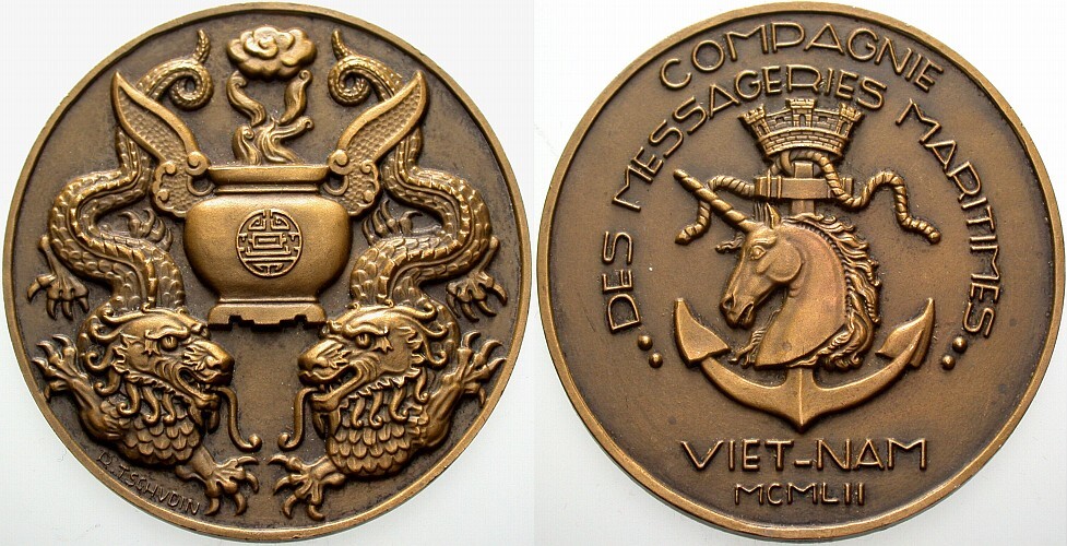 Bronzemedaille 1952 Vorzüglich