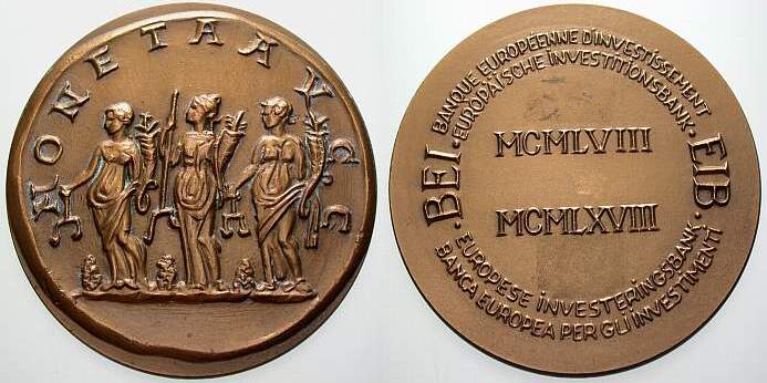 Bronzemedaille 1968  Vorzüglich