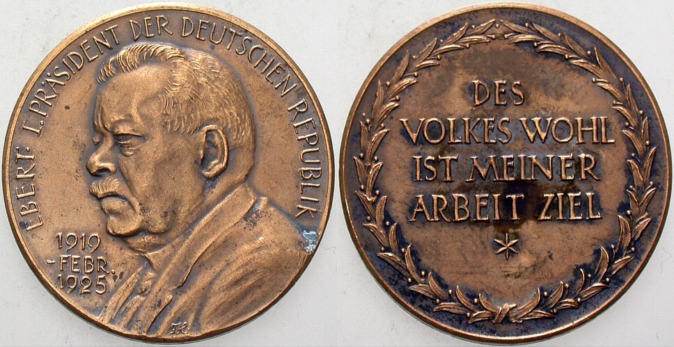 Bronzemedaille o.J (1928) Fleckig, sehr schön