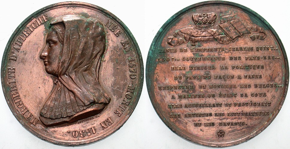 Bronzemedaille o.J.  Belag, kl. Kratzer, sehr schön