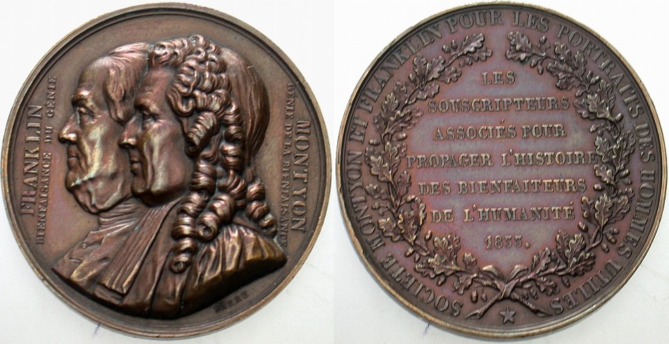 Bronzemedaille Winz. Randfehler, fast vorzüglich