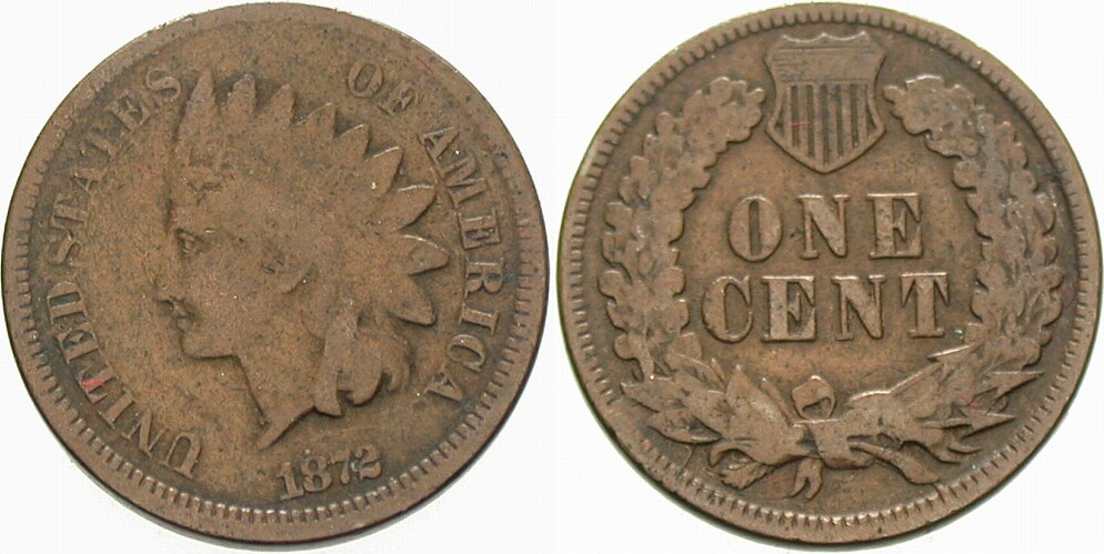 Cent 1872 Schön