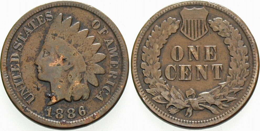 Cent 1886  Schön