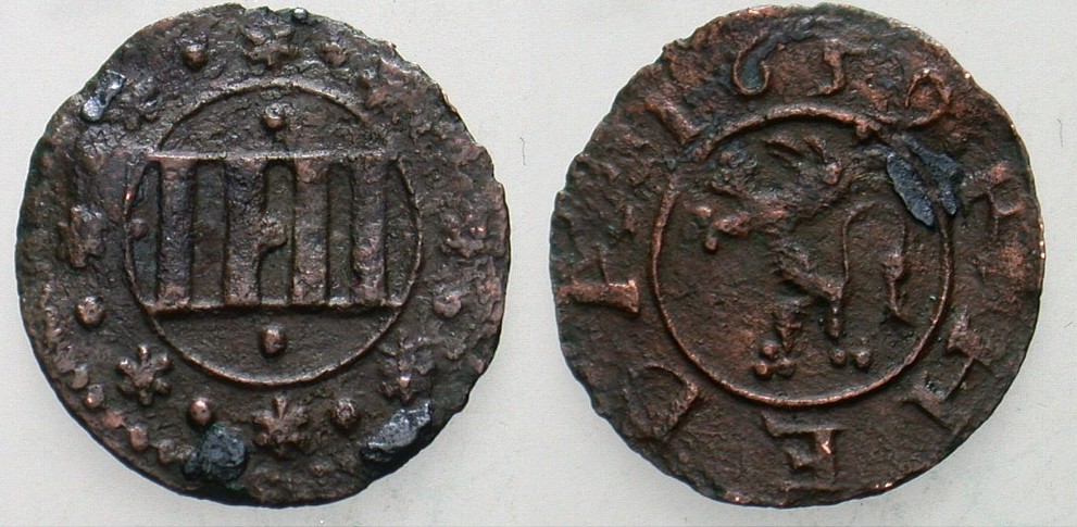 Cu 4 Pfennig 1659 Weingärtner 611 Sehr schön