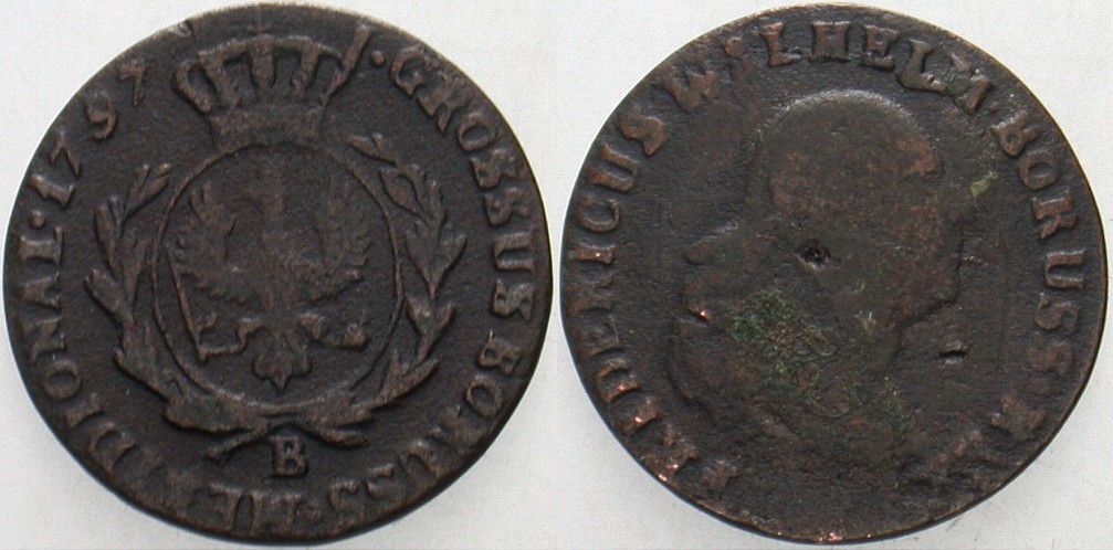 Cu Groschen 1797 Jaeger 174 Olding 28 a Schön - sehr schön