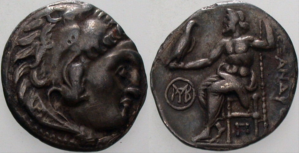 Drachme 336-323 v.Chr.  Gutes sehr schön