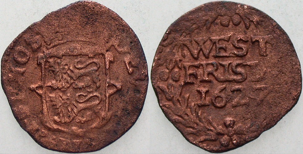 Duit 1627 Besser als sehr schön