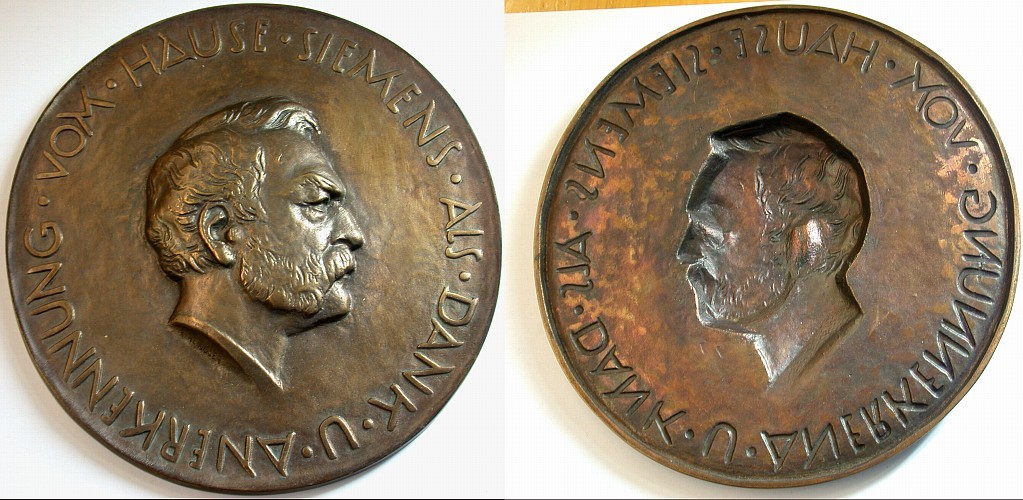 einseitige Bronzegussmedaille o.J. (ca. 1958) Vorzüglich