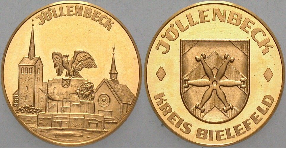 Goldmedaille (986er) o.J.(1972) Hans Schumacher 109 II, a Fast Stempelglanz