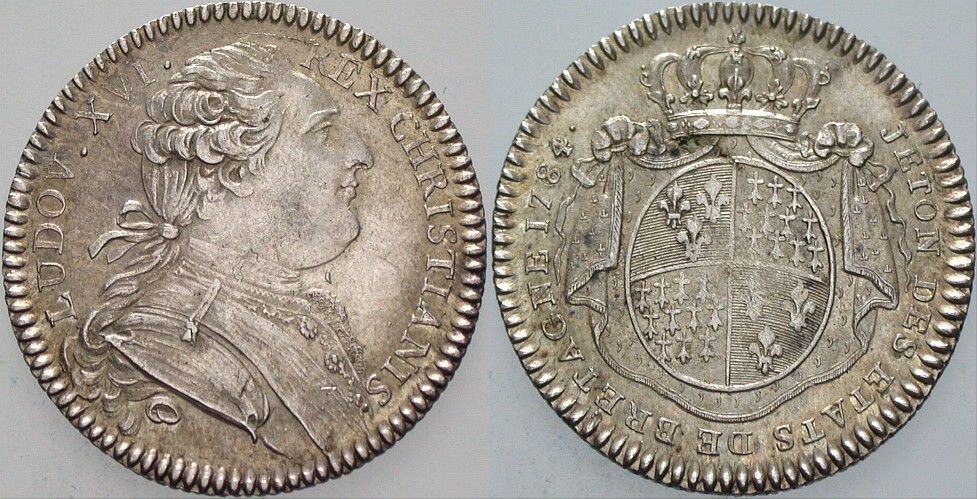 Jeton 1784 Patina, vorzüglich +