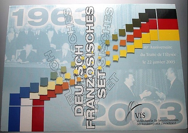 Kursmünzensatz 1 Cent-2 Euro 2003  Stempelglanz