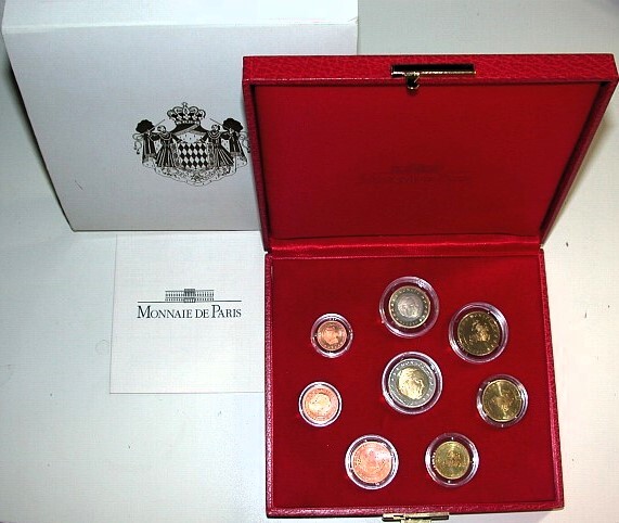 Kursmünzensatz 1 Cent-2 Euro, 3,88 2001 Polierte Platte
