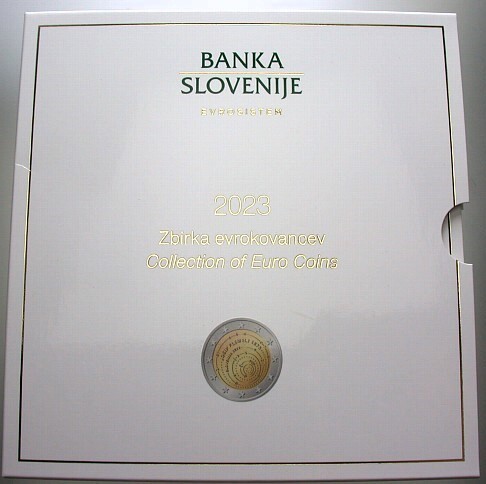 Kursmünzensatz 1 Cent-2 Euro-3 Euro, 8,88 Euro 2023 Polierte Platte