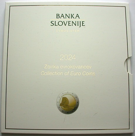 Kursmünzensatz 1 Cent-2 Euro-3 Euro, 8,88 Euro 2024 Polierte Platte