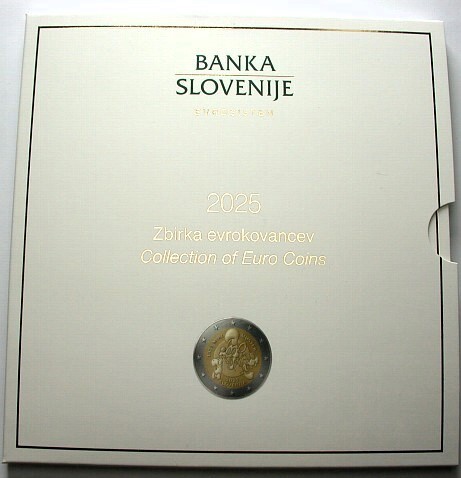 Kursmünzensatz 1 Cent-2 Euro-3 Euro, 8,88 Euro 2025 Polierte Platte
