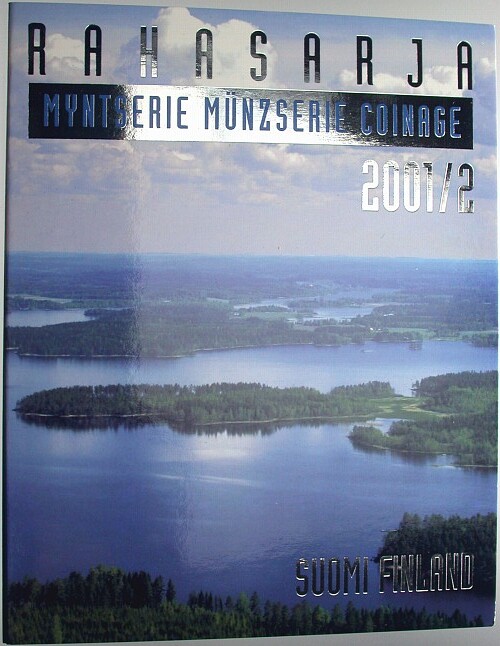 Kursmünzensatz (5 Münzen = 16,60 Markka) 2001/2  Stempelglanz