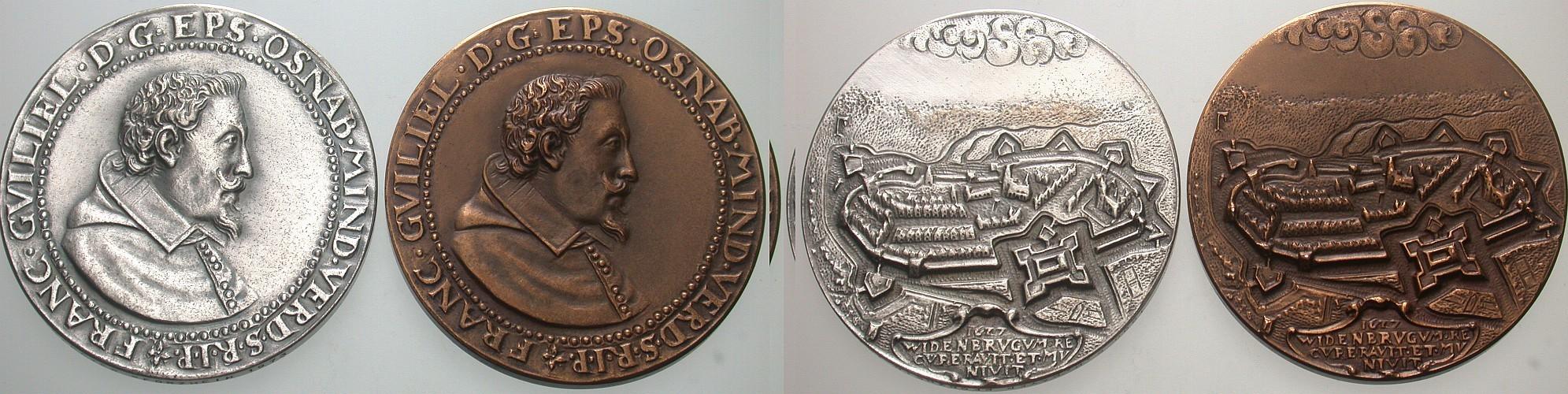 Lot von Silber- und Bronzemedaille 1973 Vorzüglich
