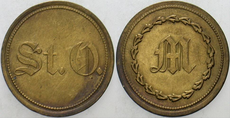 M  (= Mittagessen) o.J. Menzel 20018.2 Patina, vorzüglich