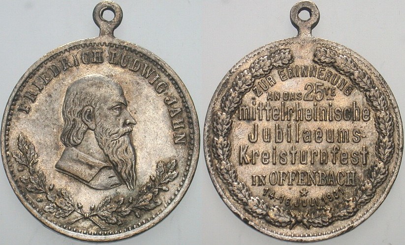 Medaille 1901 Gehenkelt, wz. Rdf., sehr schön