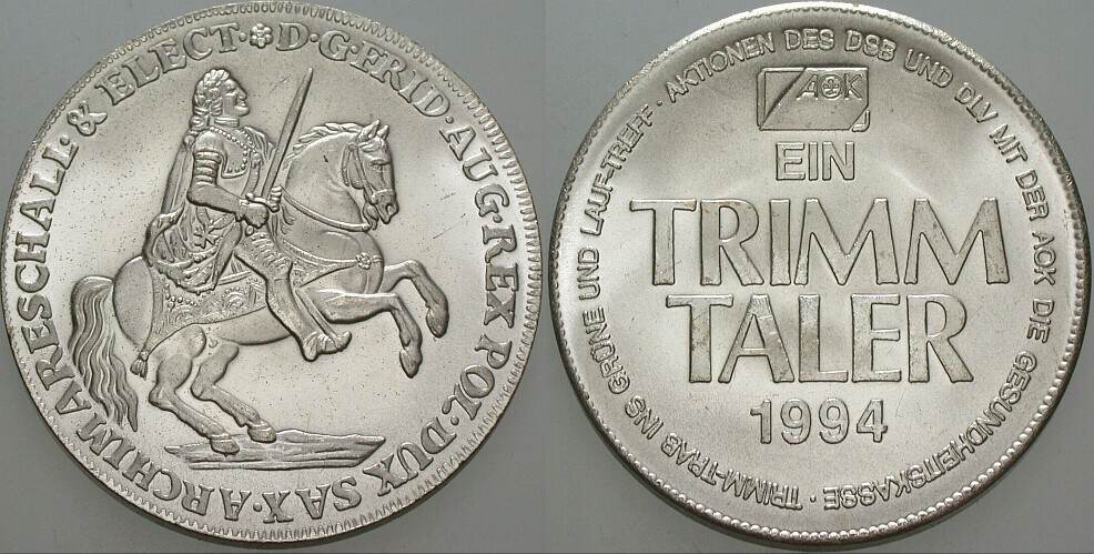 Medaille 1994 Fast Stempelglanz