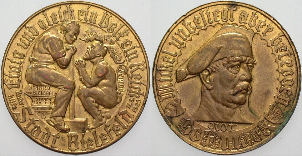 Notgoldmark 1923 Menzel 2776.1 Frenzel 633.1.1 Stange 277 Sehr schön