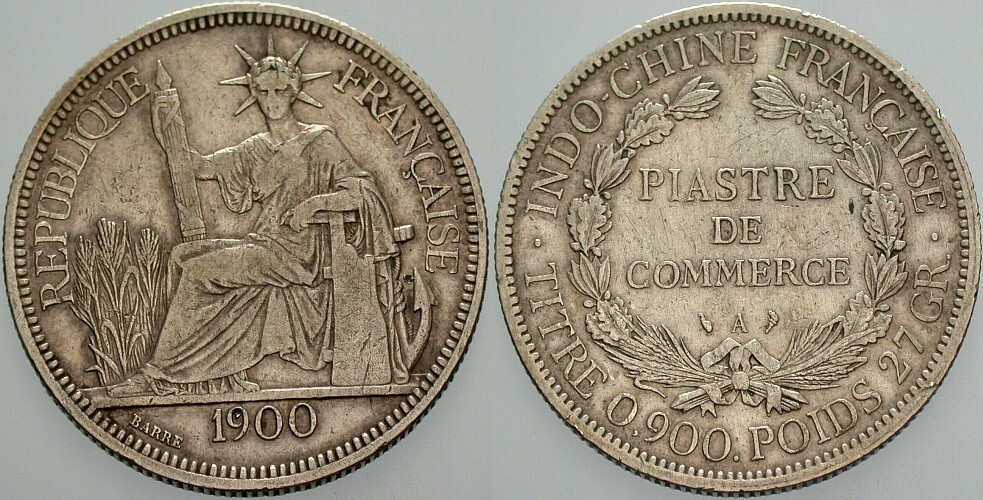 Piastre 1900 KM 5a 1. Sehr schön