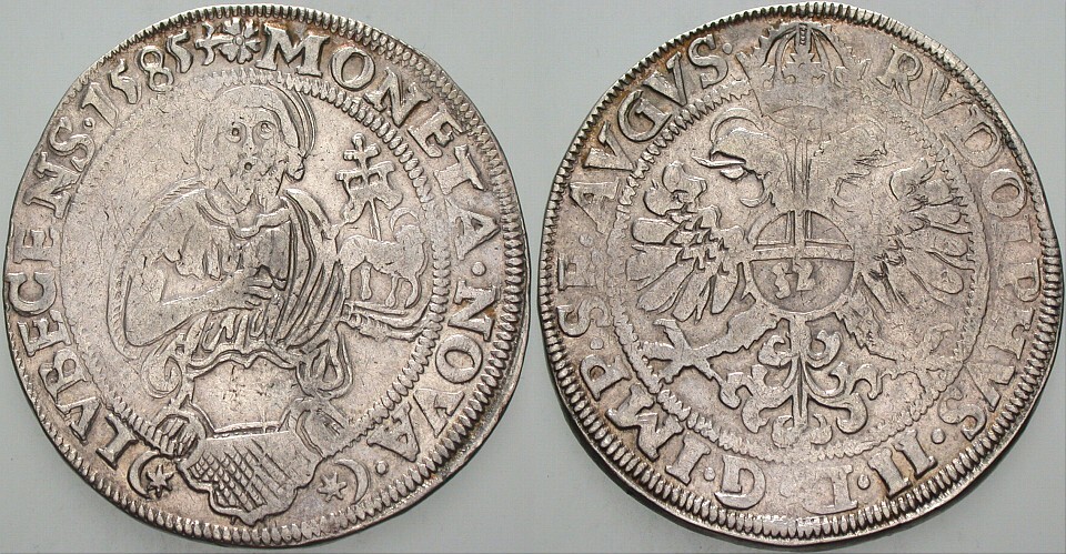 Reichstaler 1585 Davenport 9411 Sehr schön