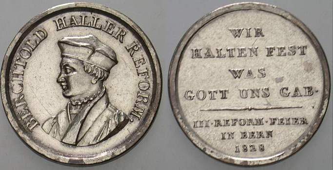 Silbermedaille 1828 Slg. Whiting 642 Sehr schön