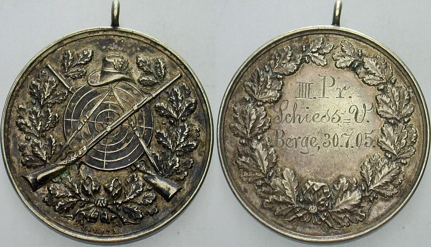 Silbermedaille 1905 Patina, sehr schön - vorzüglich