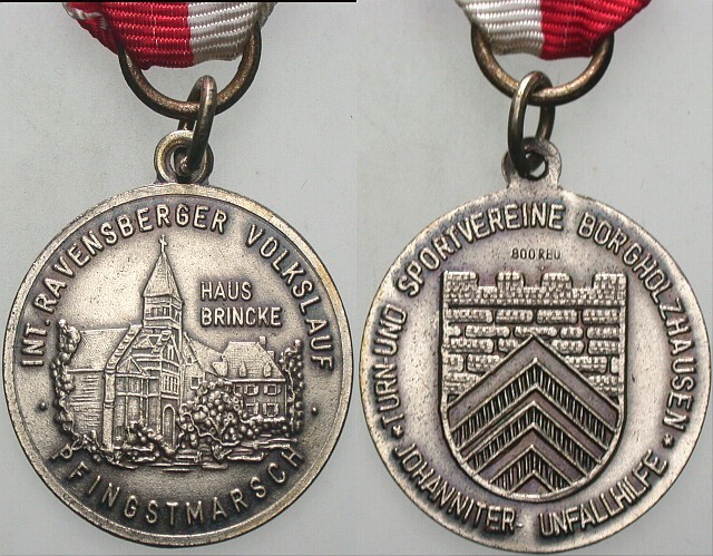 Silberrmedaille (800er) 1973  Vorzüglich am Band