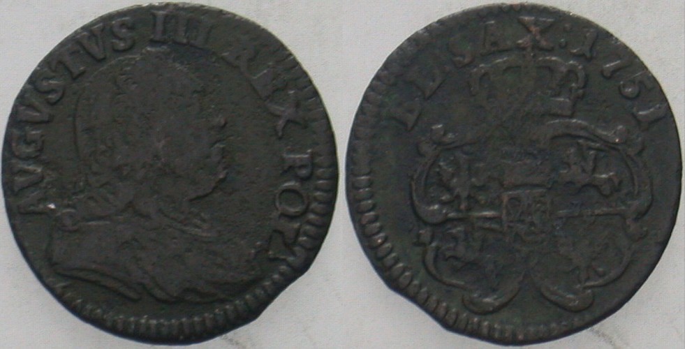 Solidus (Schilling) 1751 Kahnt 702 Fast sehr schön