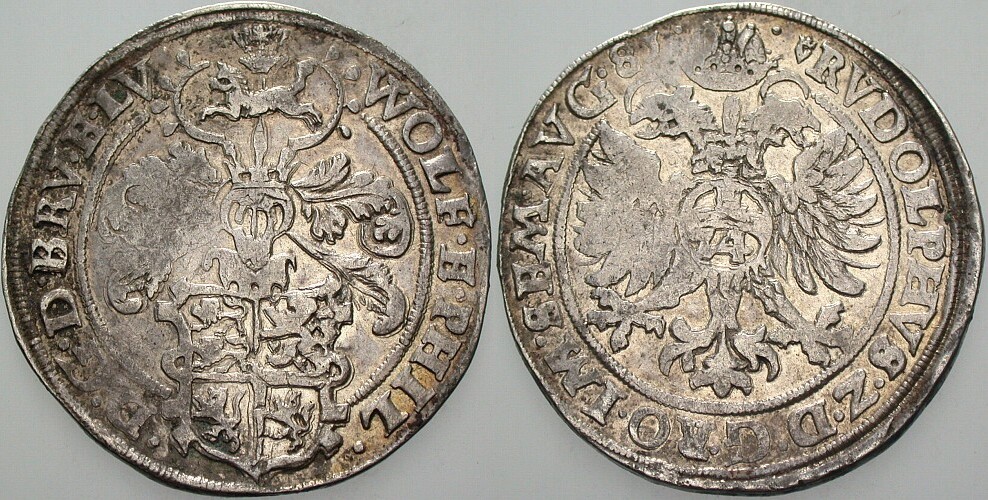 Taler 1581 Welter 530 Dav. 9018 Prägeschwäche, sehr schön