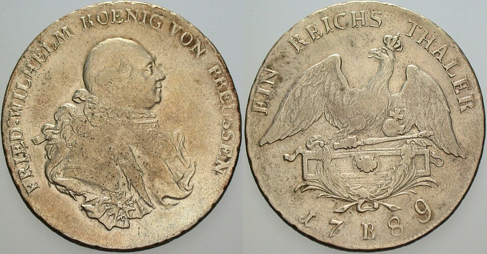 Taler 1789 Jaeger 23 Dav. 2597 Olding 6 Sehr schön