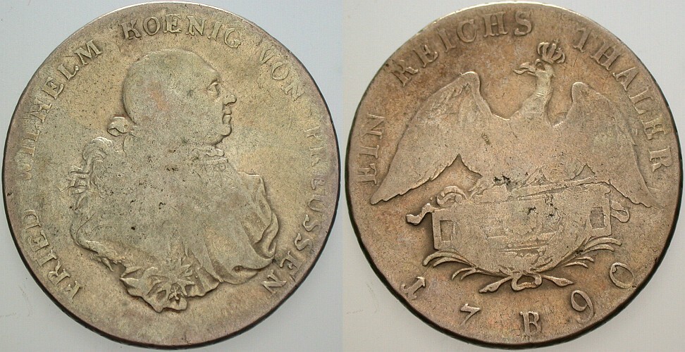 Taler 1790 Jaeger 23 Dav. 2597 Olding 6 Schön