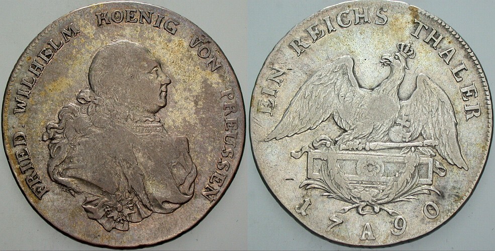 Taler 1790 Jaeger 23 Davenport 2597 Olding 1 Sehr schön