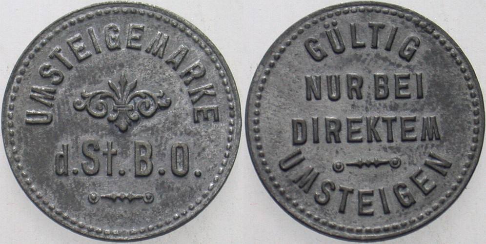 UMSTEIGEMARKE d.ST.B.O. o.J. Menzel 20023.1 Sehr schön - vorzüglich