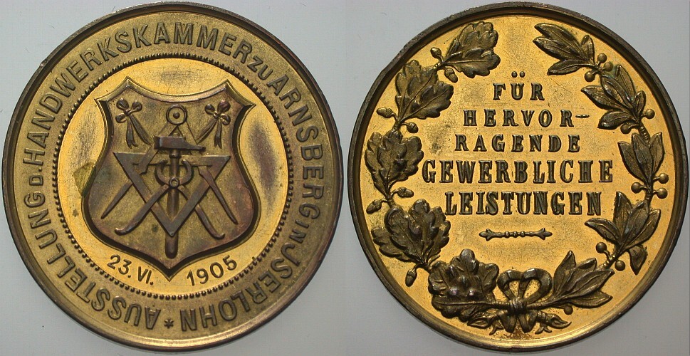 Verdienstmedaille 1905  Patina, vorzüglich