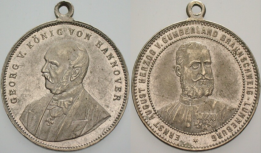 Versilberte Messingmedaille o.J. Brockmann 1139 Patina, fast vorzüglich