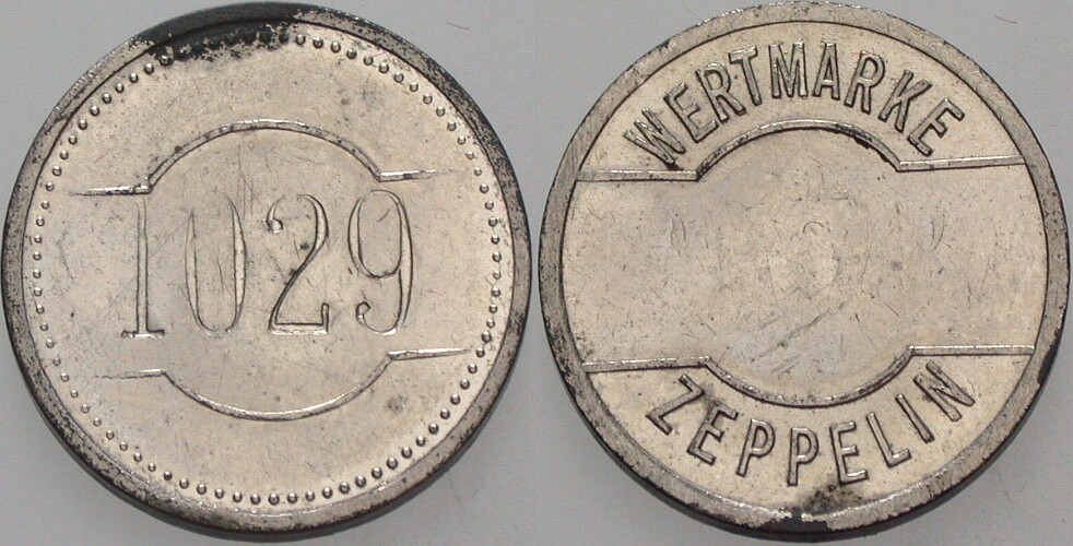 Zinnmedaille, vernickelt o.J.  Sehr schön - vorzüglich